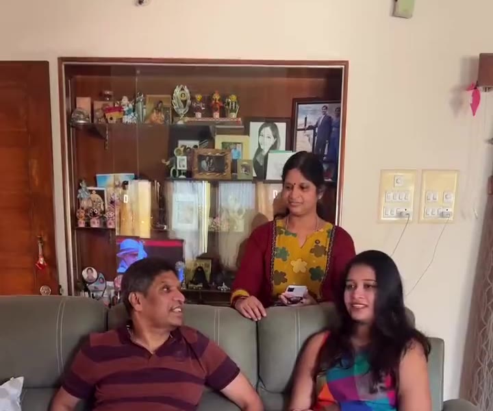 A real Ferra member family together in their living room, from their own Instagram reel